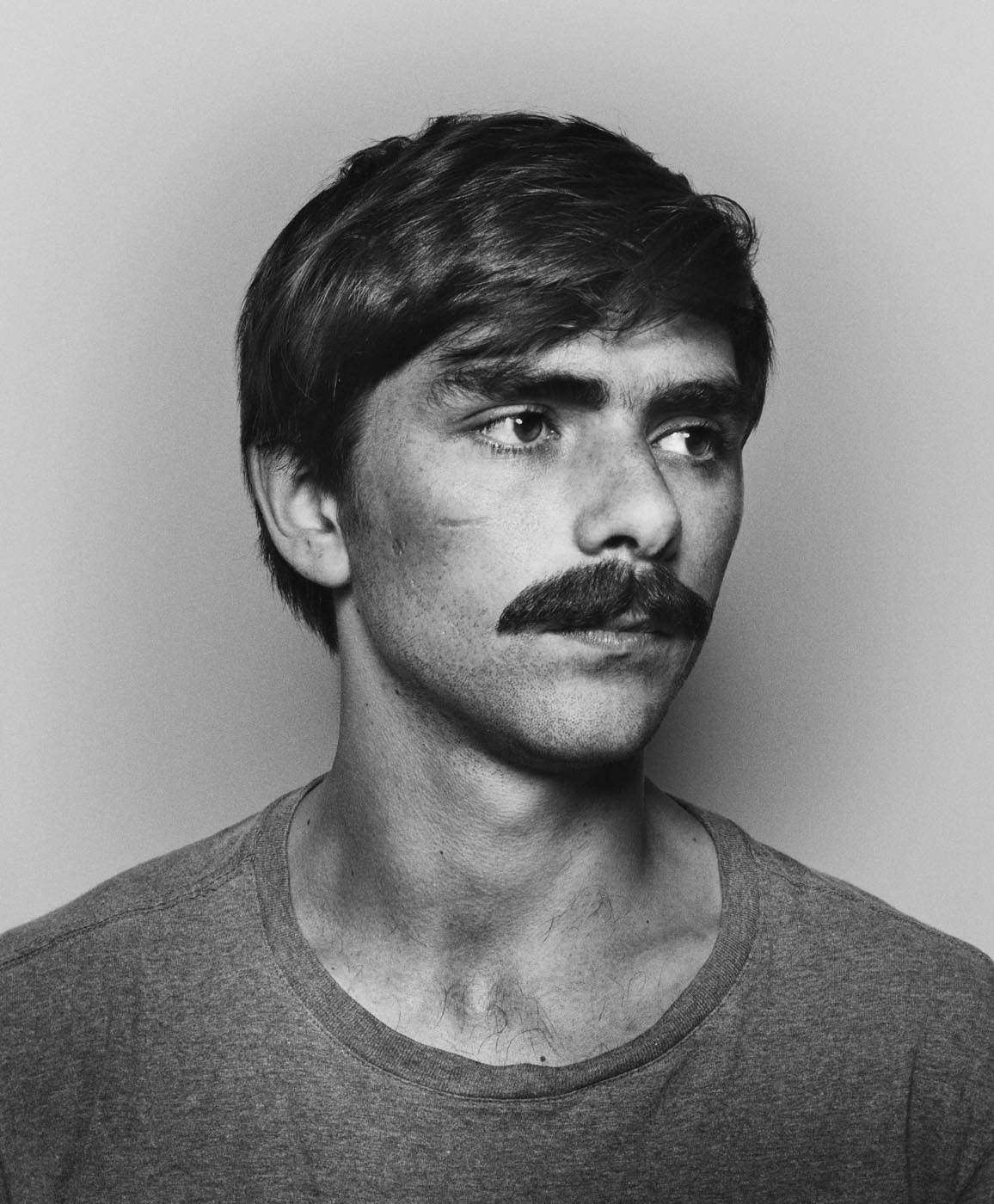 Black and white portrait by Alexander Kent London based still life and product photographer.