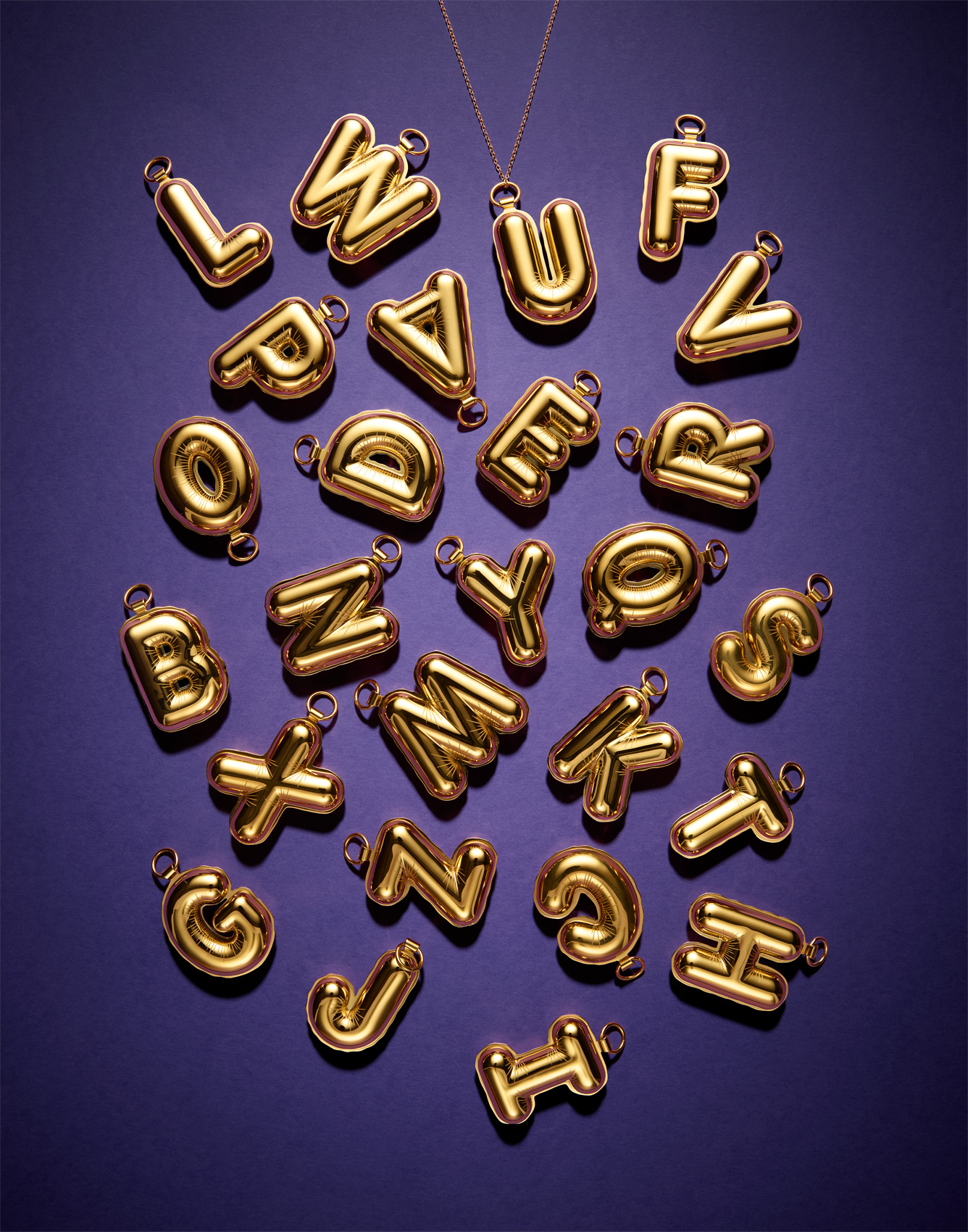 Bubble letters by Alexander Kent London based still life and product photographer.