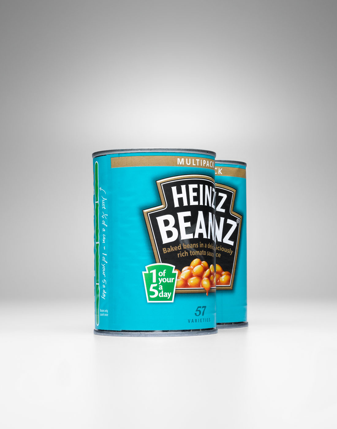 Heinz cans joining together by Alexander Kent London based still life and product photographer.