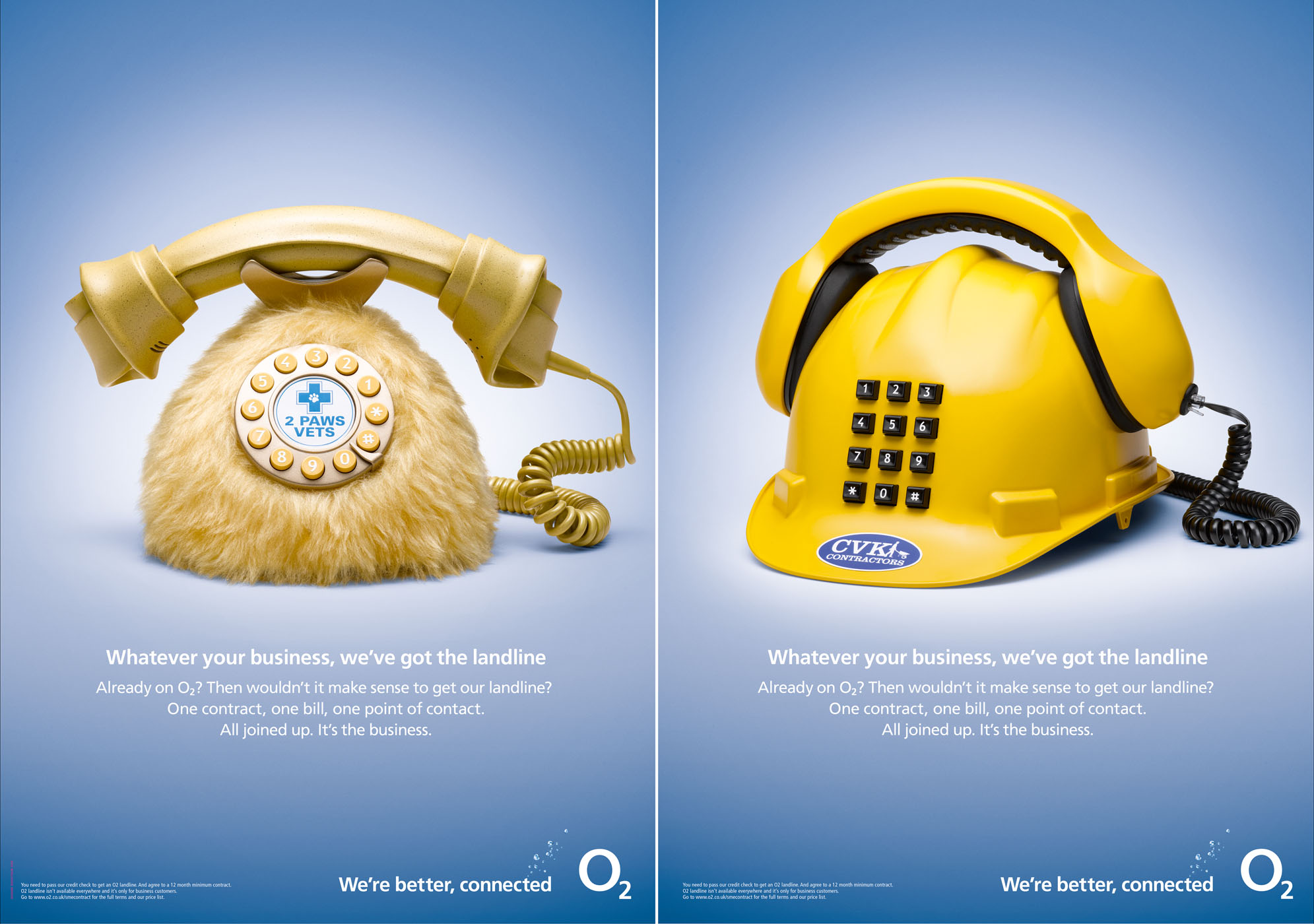 Novelty phone on blue background by Alexander Kent London based still life and product photographer.